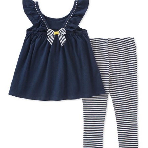 Nautica Blue Angel-Sleeve Tunic & Leggings Set - Picture 3 of 3